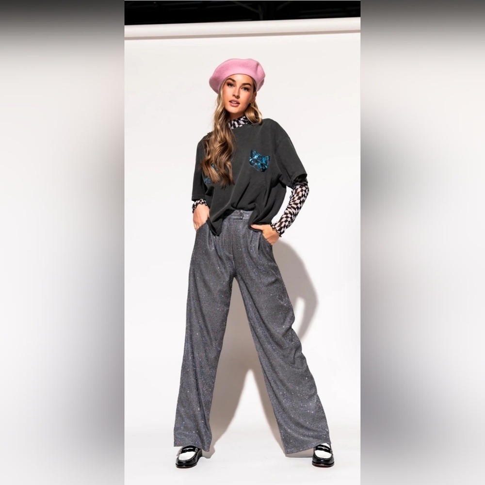Dressed in Lala disco trousers